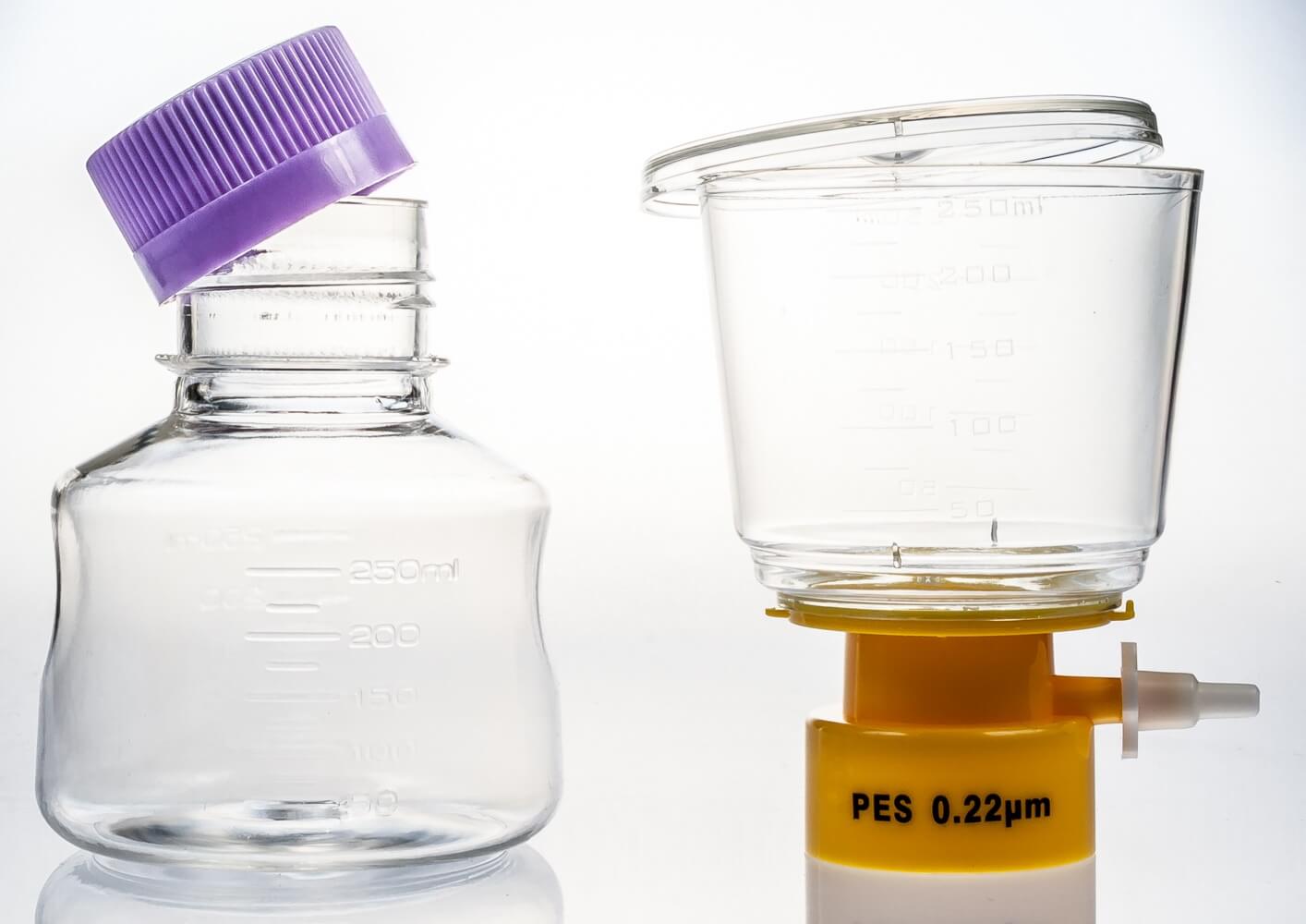 UltraCruz Filter Flask. 250ml. PES. 0.22um