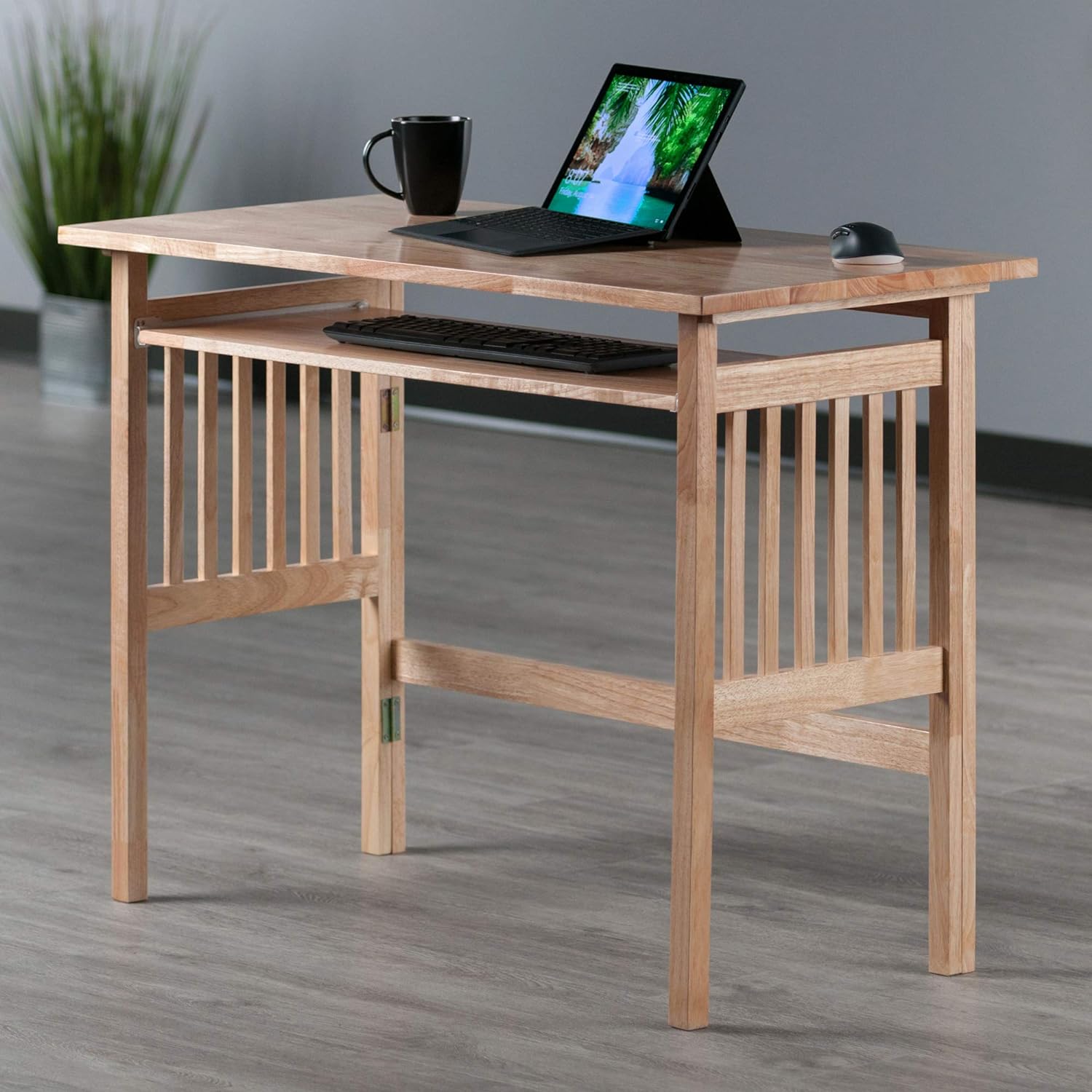 Winsome Wood Mission Home Office. Natural. 40.0 x 20.0 x 30.0