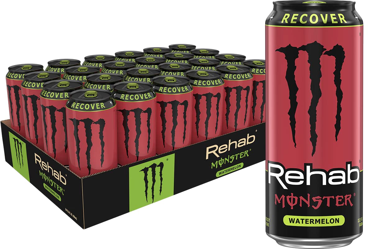 Rehab Monster Energy Watermelon + Energy 15.5oz (Pack of 24)