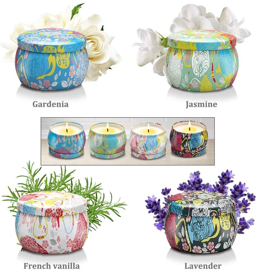 Large Size Scented Candles Gifts Sets for Women.Valentine-s Day Birthday Mother-s Day Bath Yoga