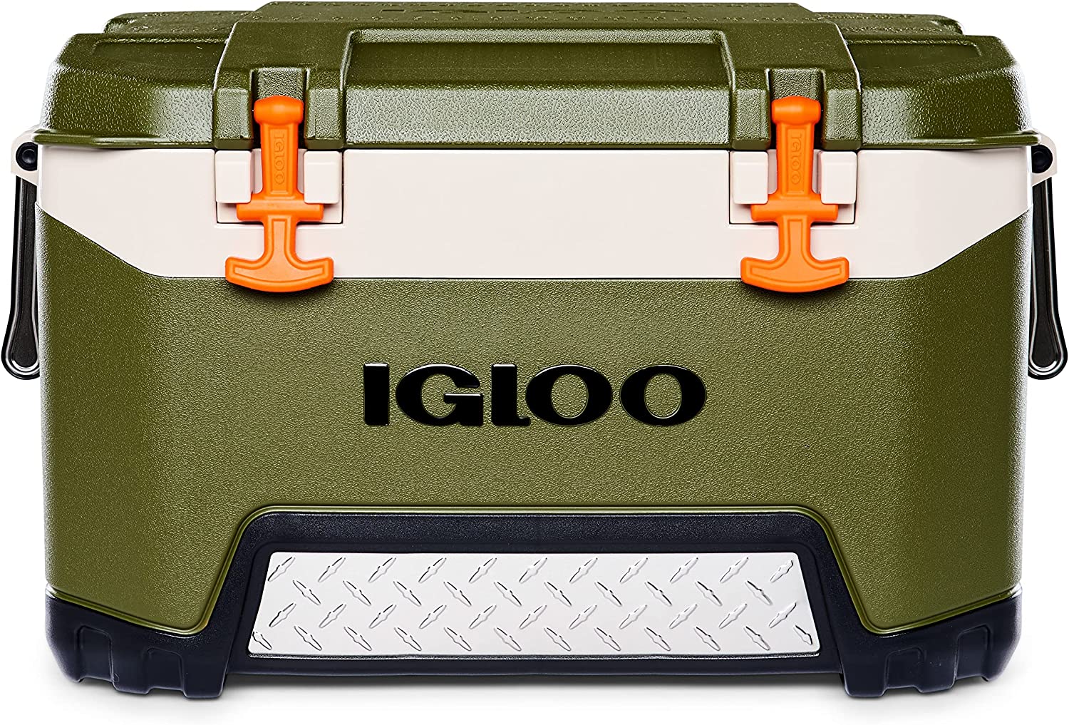 Igloo BMX 52 Quart Cooler with Cool Riser Technology. Green/Orange