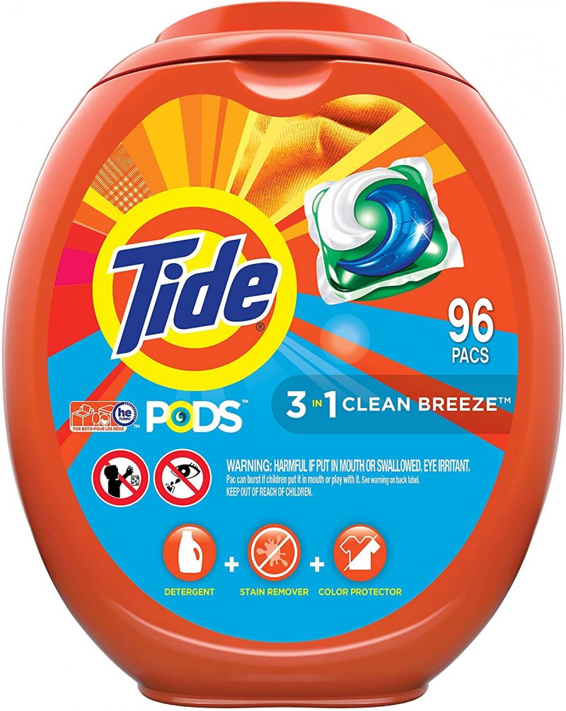Tide PODS Laundry Detergent Soap PODS. High Efficiency. 96 Count