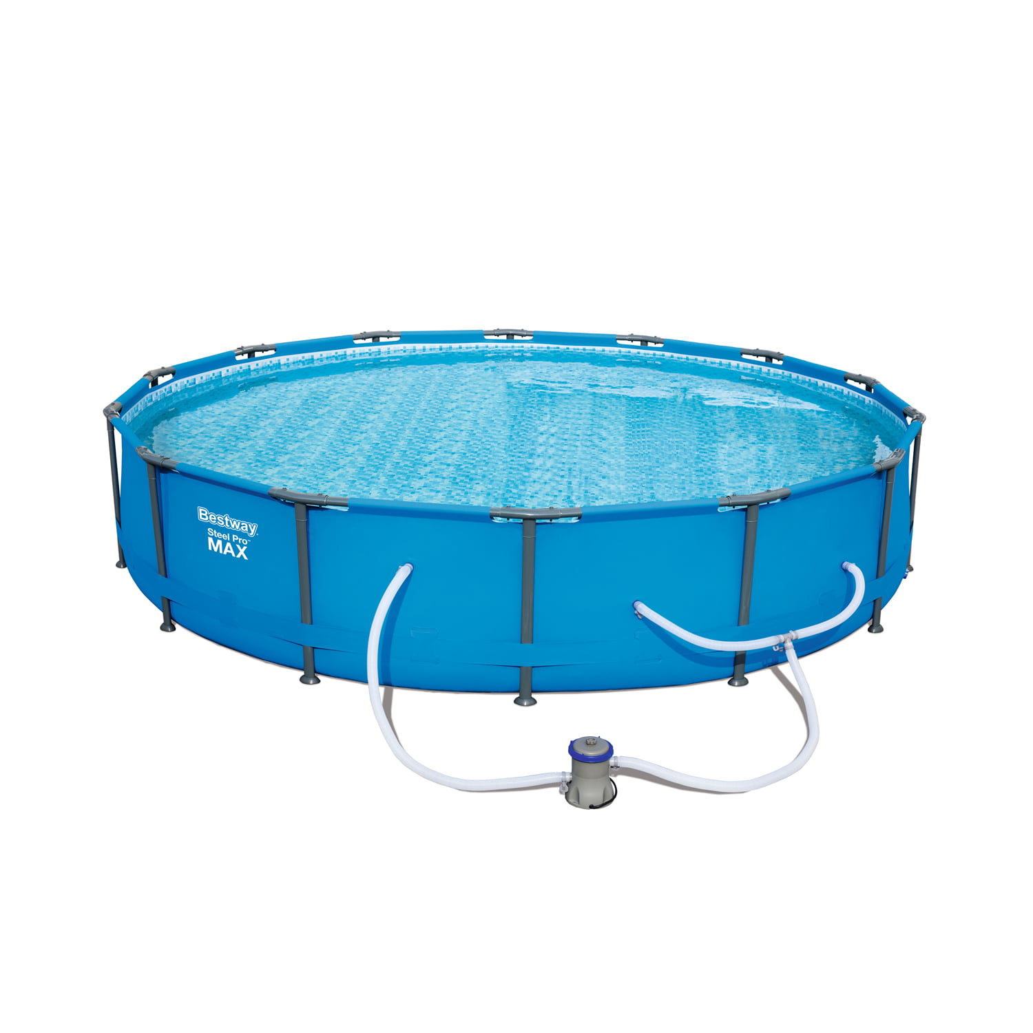 Bestway Steel Pro MAX 14-x33″ Above Ground Swimming Pool Set with Filter Pump