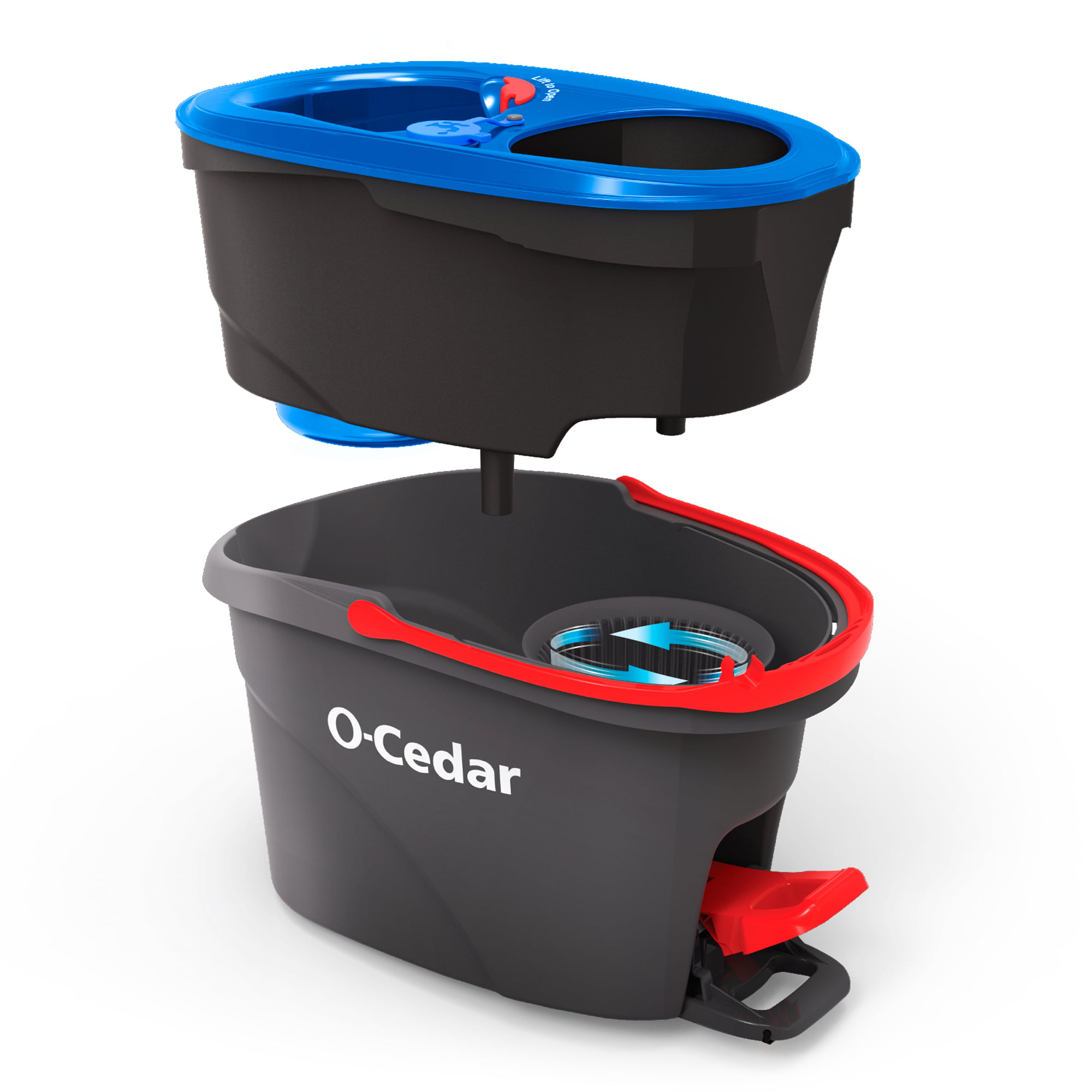 O-Cedar EasyWring RinseClean Spin Mop and Bucket System. Hands-Free System