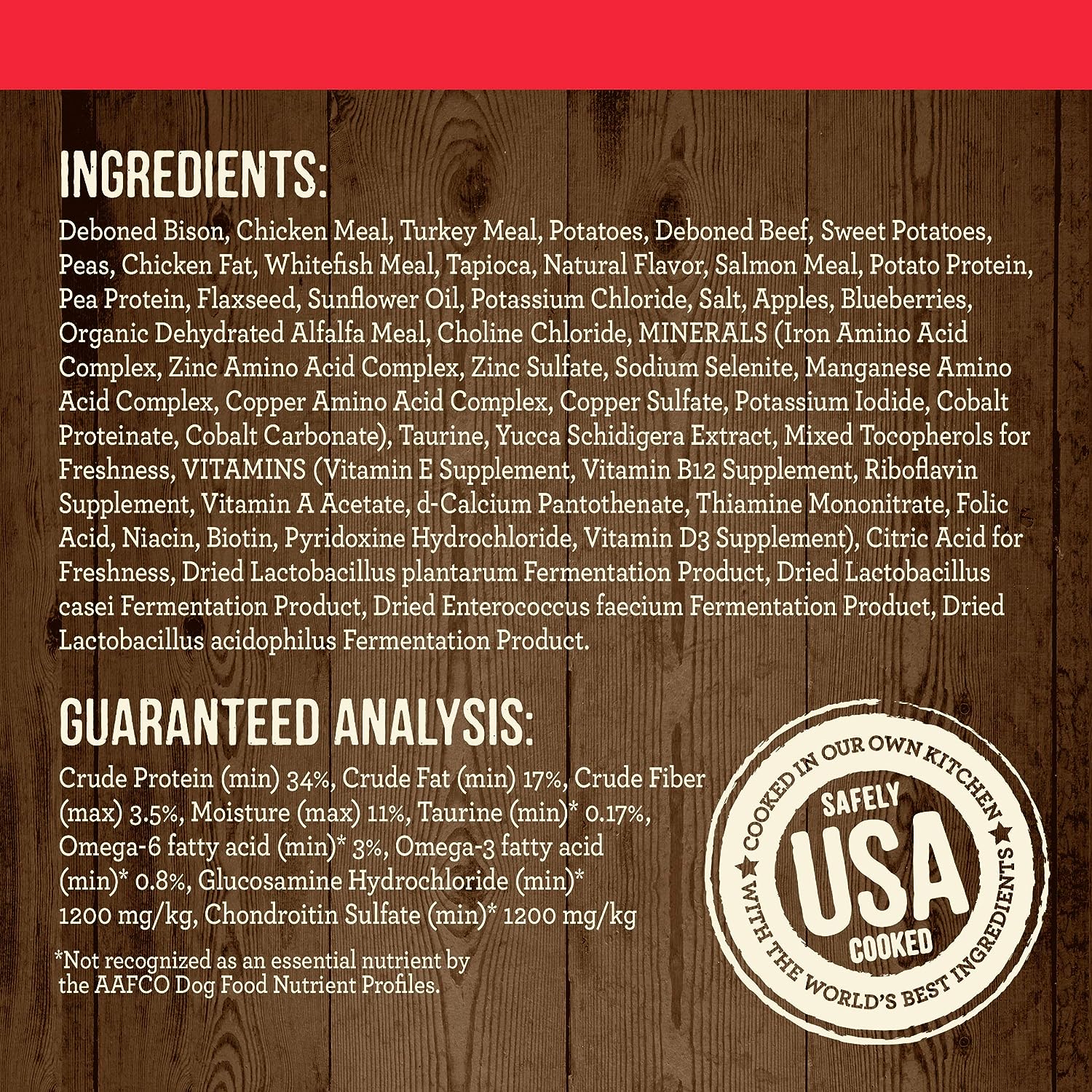 Merrick Grain Free Real Bison. Beef & Sweet Potato Recipe Dry Dog Food. 22 lbs.