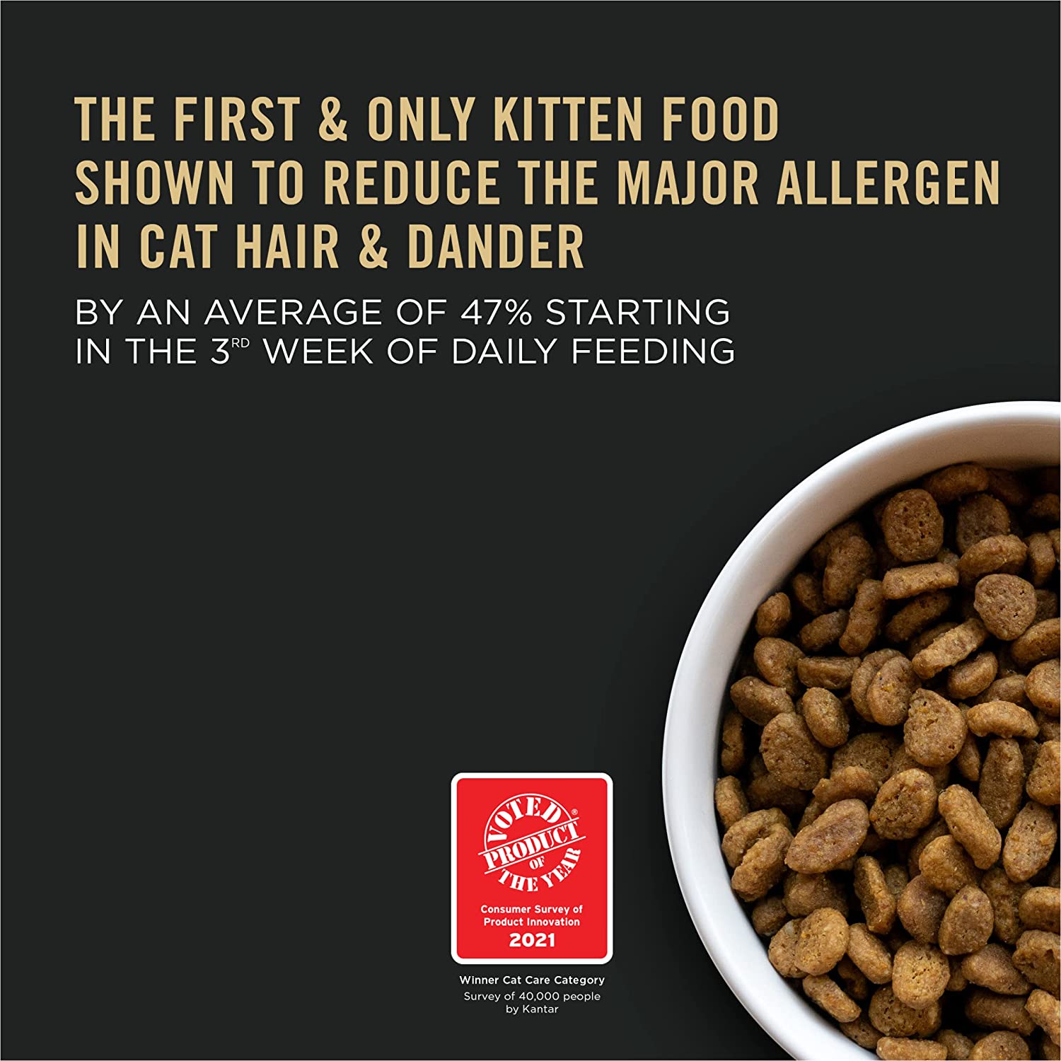 Purina Pro Plan LiveClear with Probiotics Allergen Reducing Kitten Dry Cat Food 5.5 lb. Bag