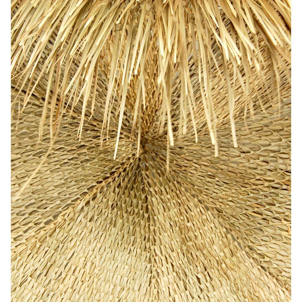 Backyard X-Scapes 513-12 12 ft. D Mexican Palm Thatch Umbrella Cover