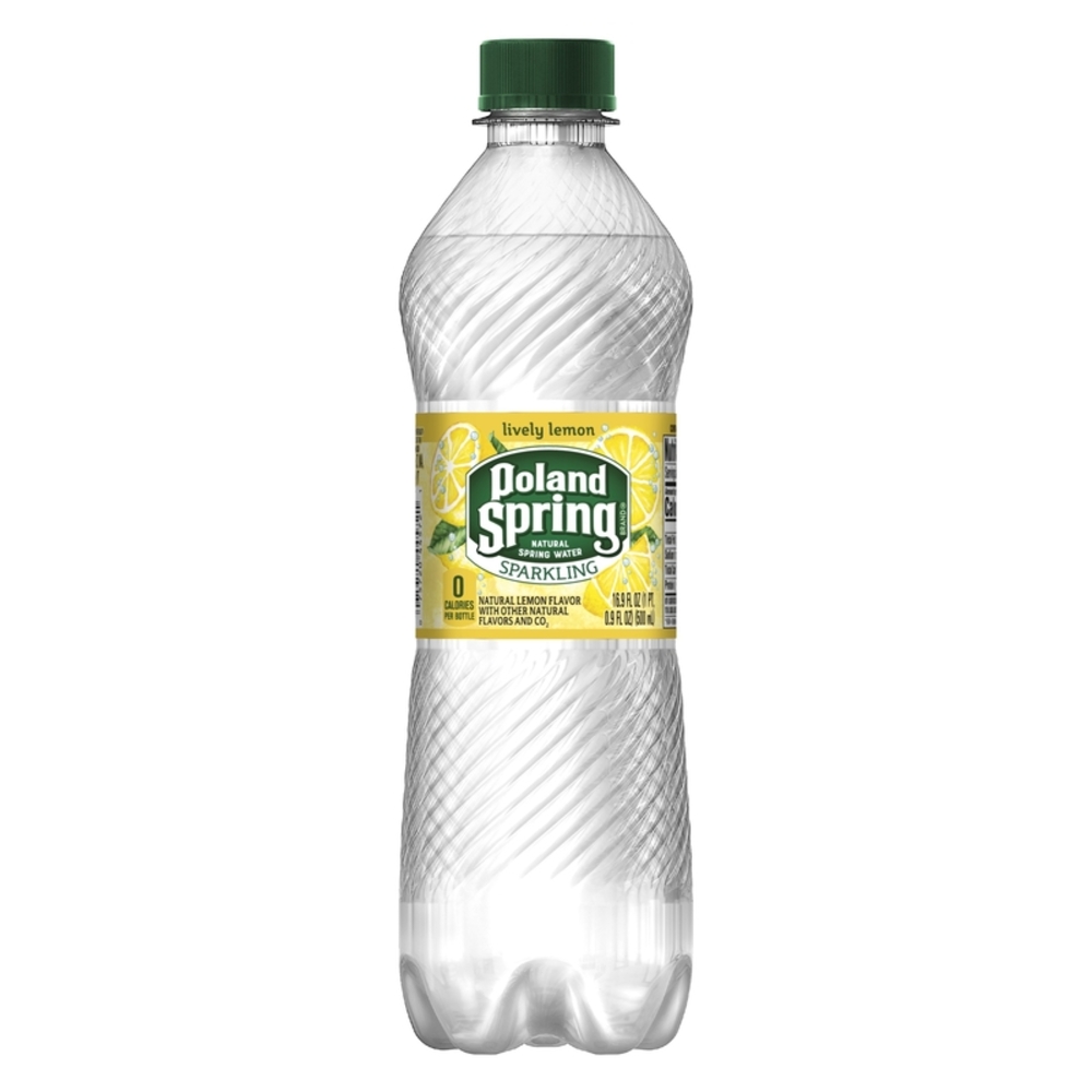 Nestle Waters Poland Spring Lemon Sparkling Spring Water 16.9 oz 1 pk