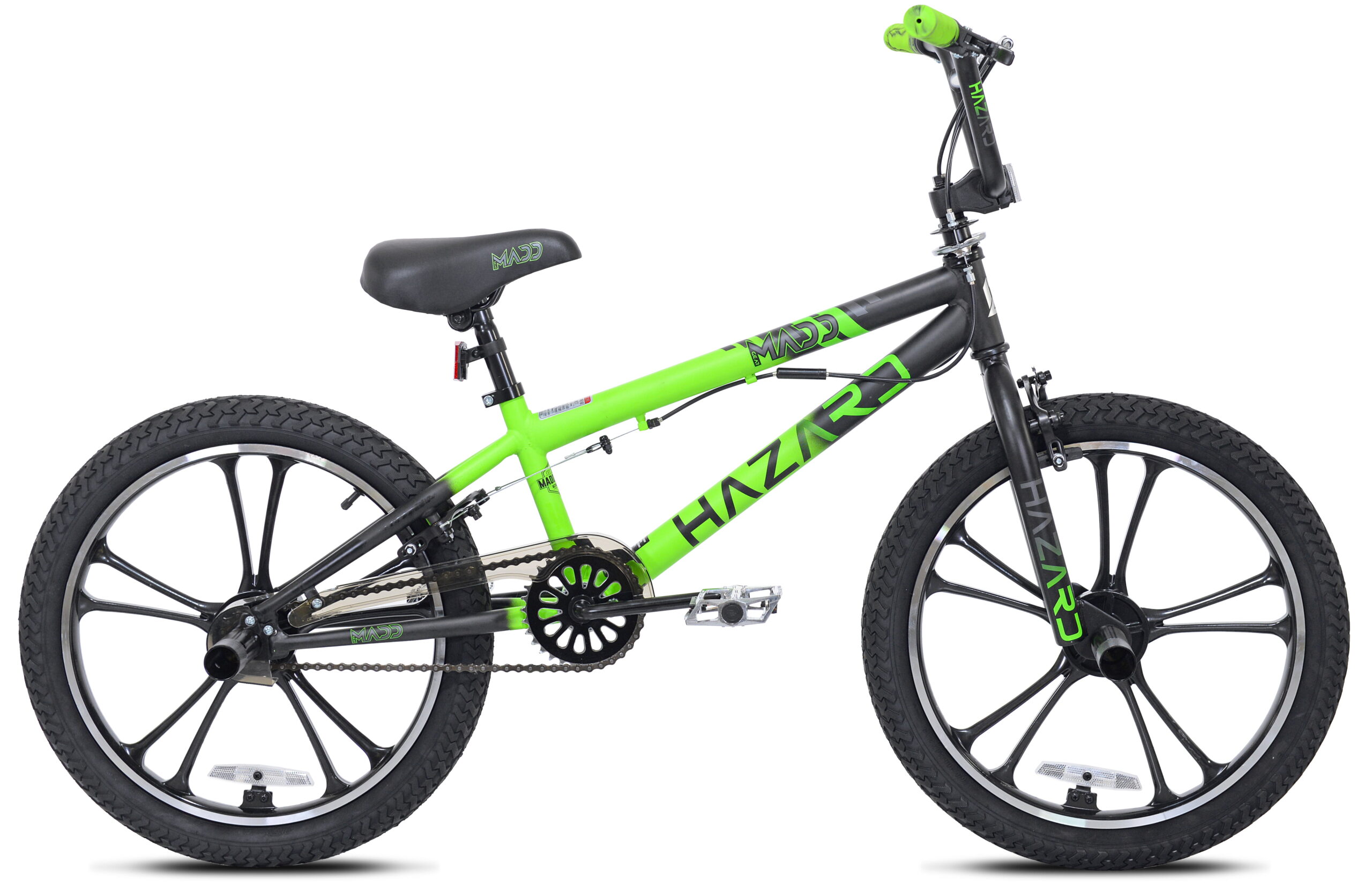 Kent Bicycle Maddgear 20″ Hazard Mag Wheel Boy-s BMX Bike. Green and Black