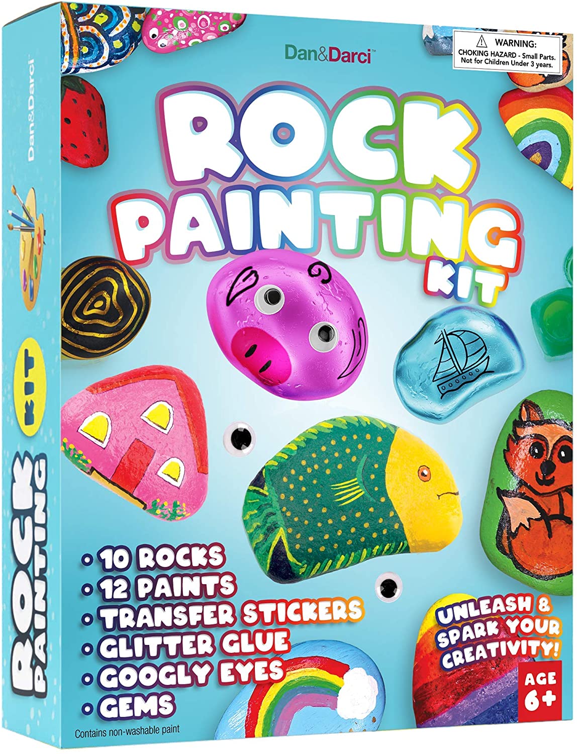 Rock Painting Kit for Kids - Arts and Crafts