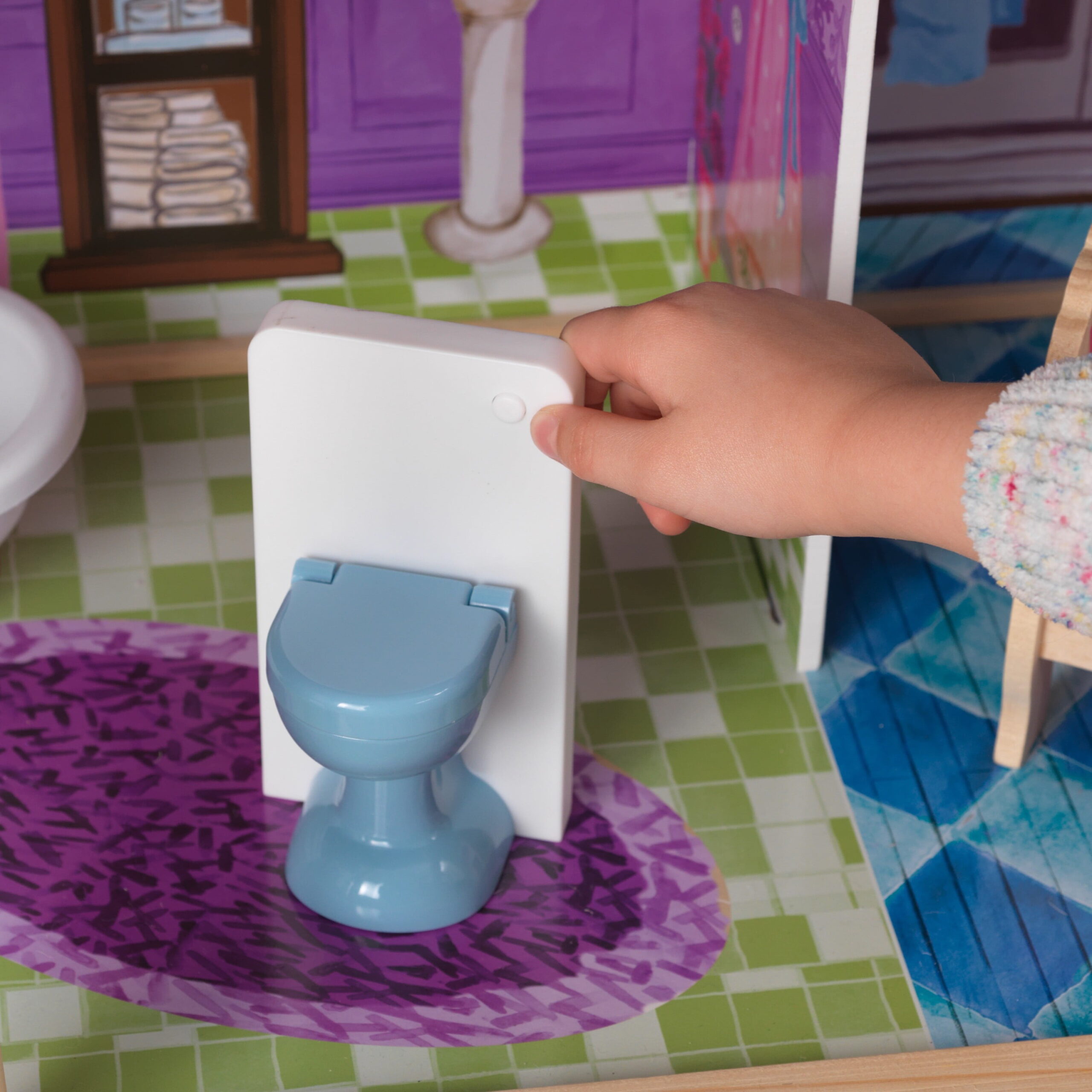 KidKraft My Dreamy Dollhouse with Lights & Sounds. Elevator and 14 Accessories