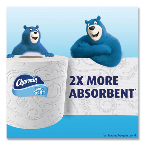 Charmin Ultra Soft Bathroom Tissue. Septic Safe. 2-Ply. White. 4 x 3.92. 244 Sheets/Roll. 4 Rolls/Pack | Bundle of 5 Packs