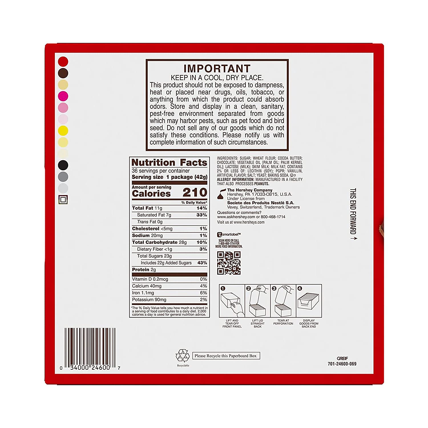 KIT KAT Milk Chocolate Wafer Candy. Bulk Individually Wrapped. 1.5 oz Bars (36 Count)