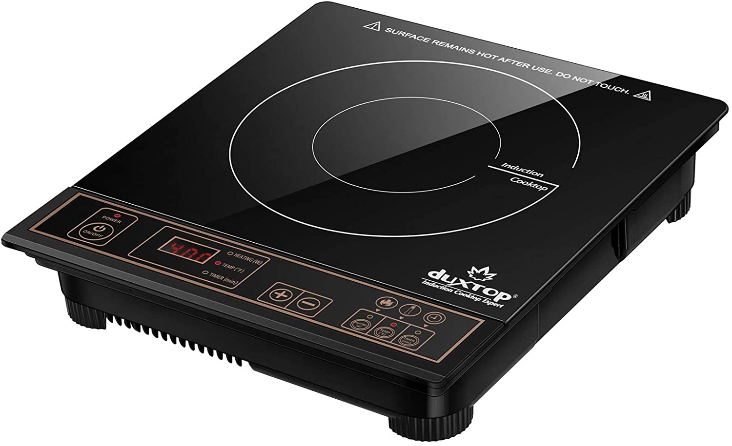 Duxtop 1800W Portable Induction Cooktop Countertop Burner. Gold 8100MC/BT-180G3