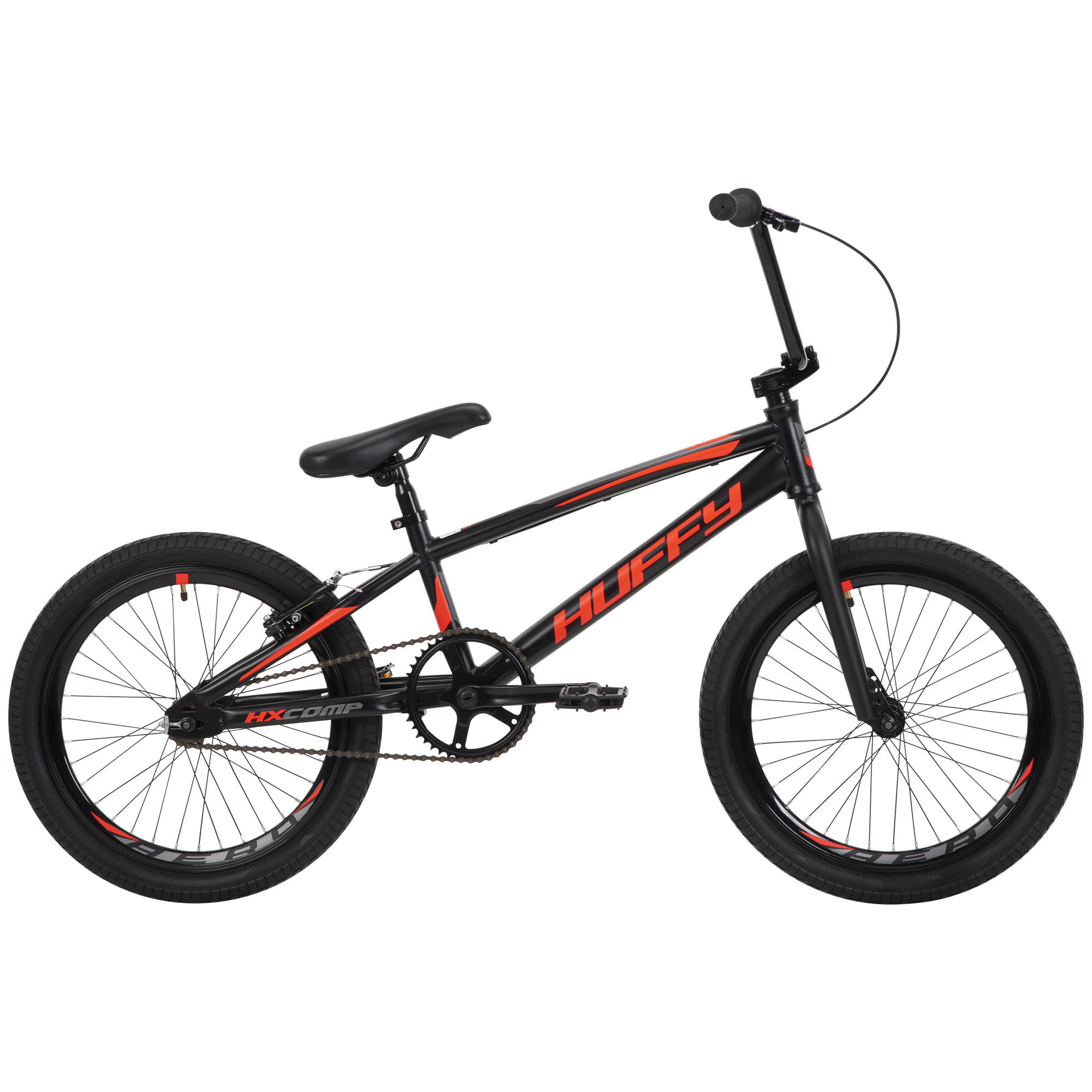 Huffy 20″ BMX Race HX-Comp Boys- Bikes . Black / Neon Red
