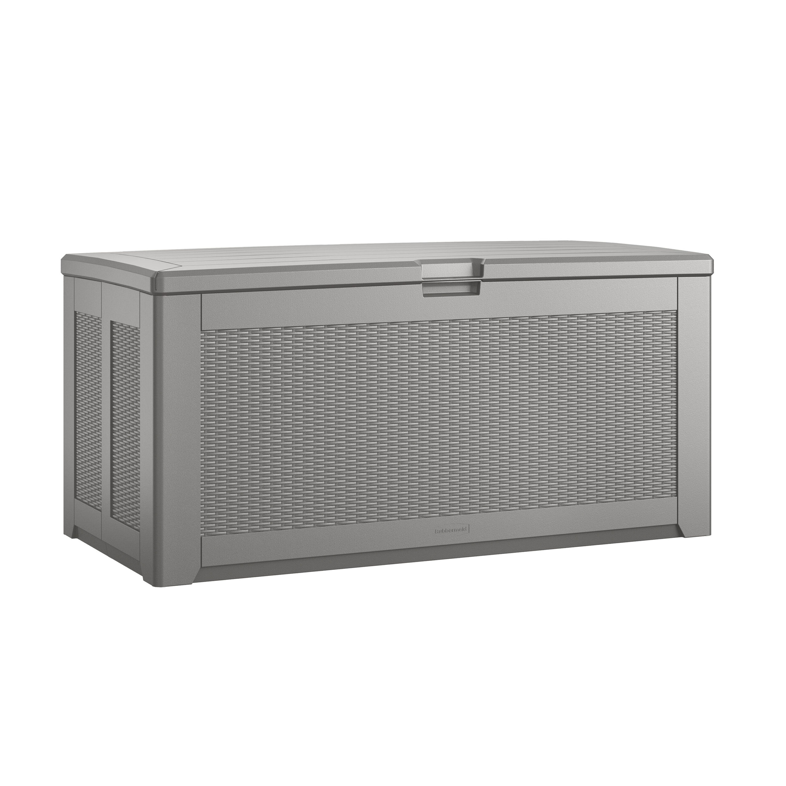 Rubbermaid Deck Box. Extra Large. 134 Gallon. Light Grey