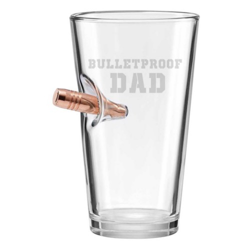 BenShot Bulletproof Dad 16oz Pint Glass