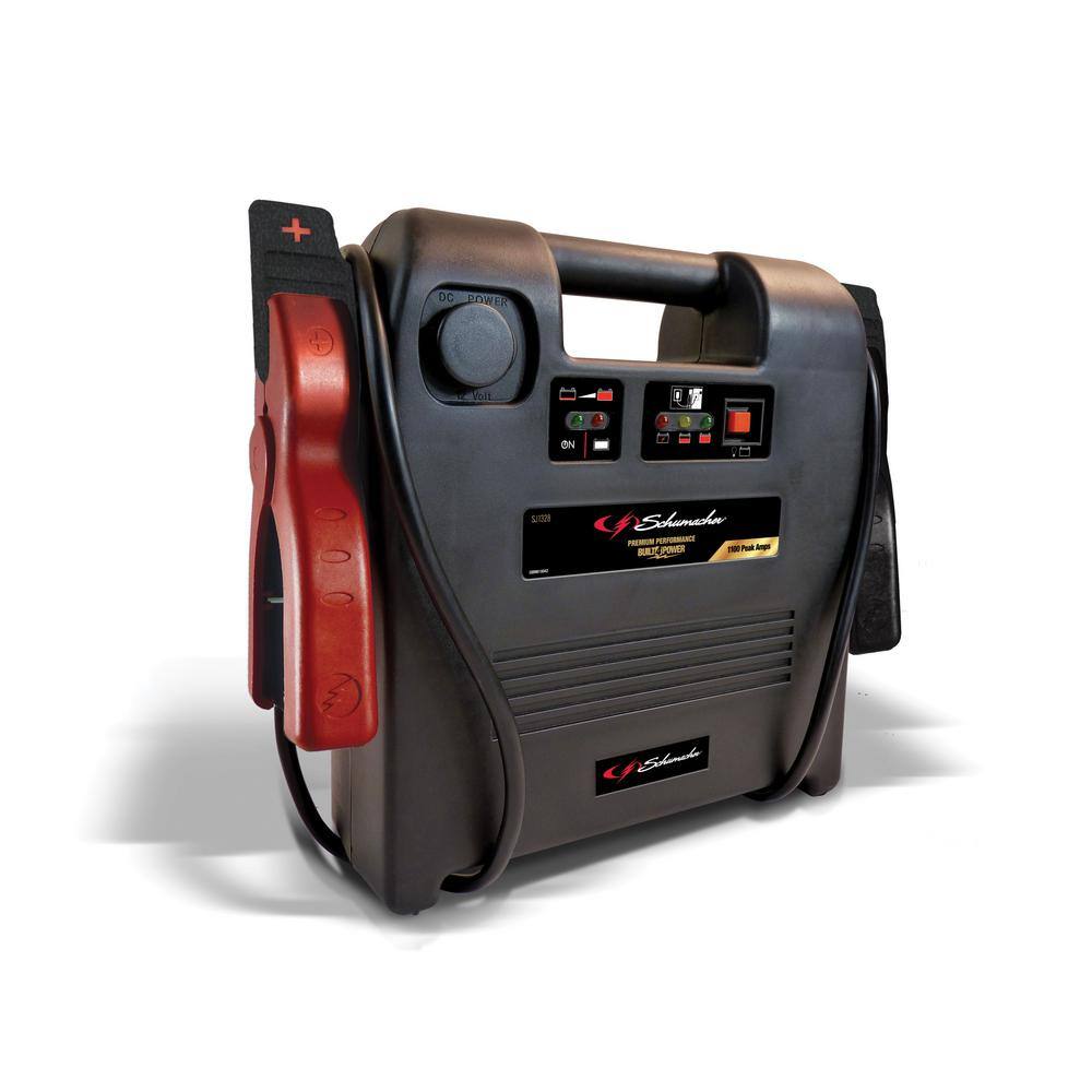 Schumacher Electric SJ1328 1100 Peak Amp Jump Starter Plus Portable Power
