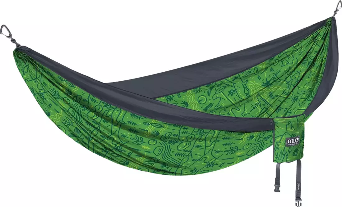 ENO Giving Back Doublenest Hammock - Charcoal
