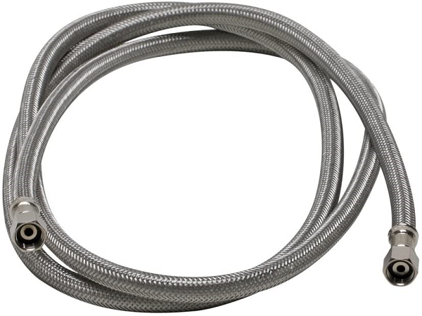 Fluidmaster 12IM72 Braided Stainless Steel Ice Maker Connector Water Line