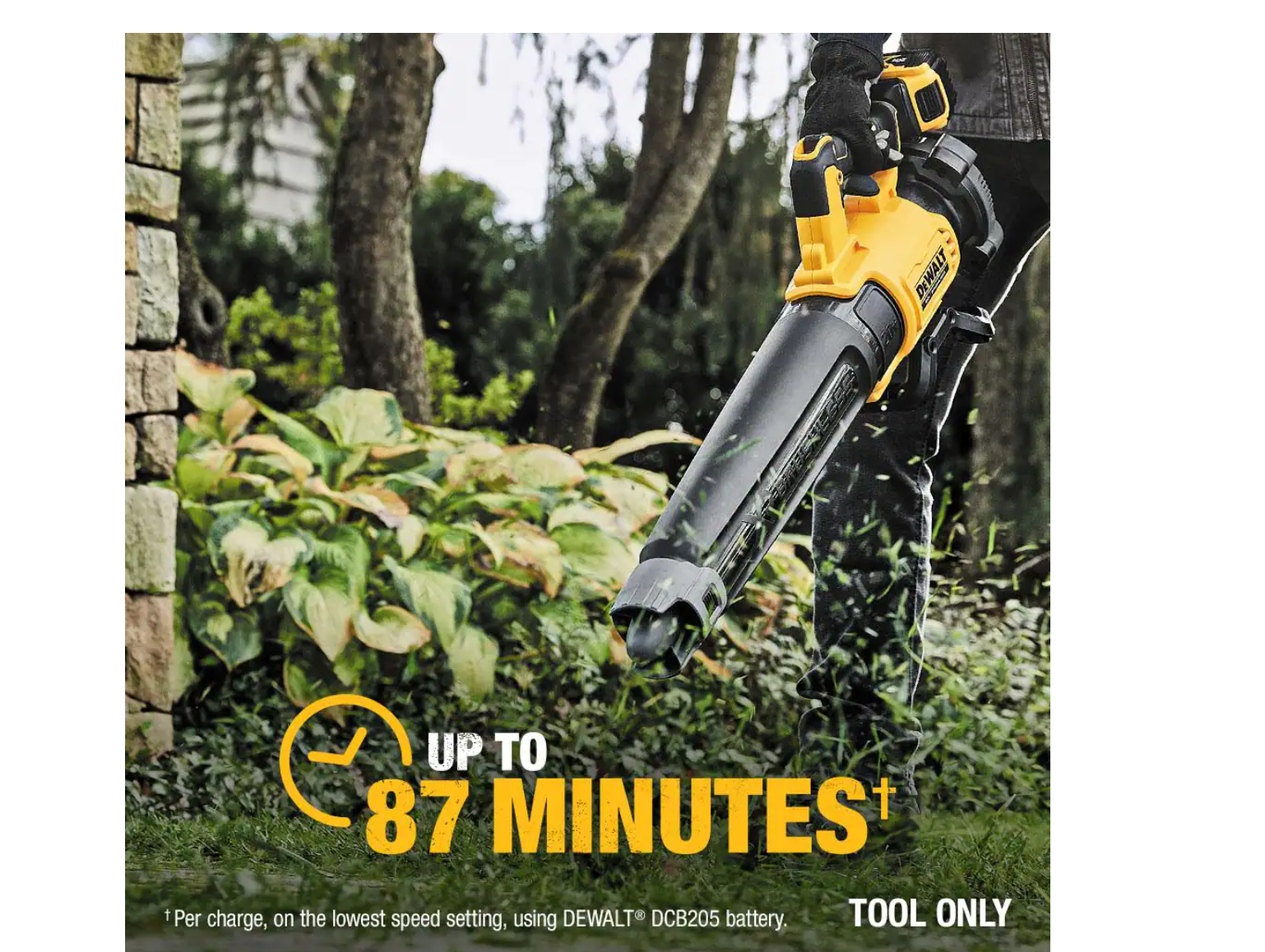 DEWALT DCBL722B 20V MAX 125 MPH 450 CFM Cordless Brushless Battery Powered Handheld Leaf Blower (Tool Only)