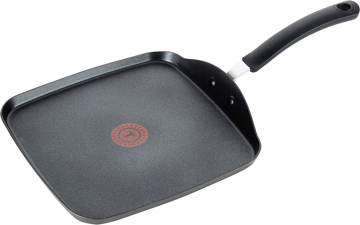 T-fal Ultimate Hard Anodized. Nonstick 10.25 In. Square Griddle. Black. 10.25 Inch. Grey