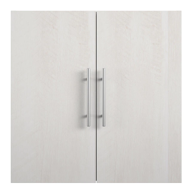 Ameriwood Home 4194341COM Camberly 12.36-in W x 23.68-in H Wood Composite Magnolia Oak Wall-mount Utility Storage Cabinet