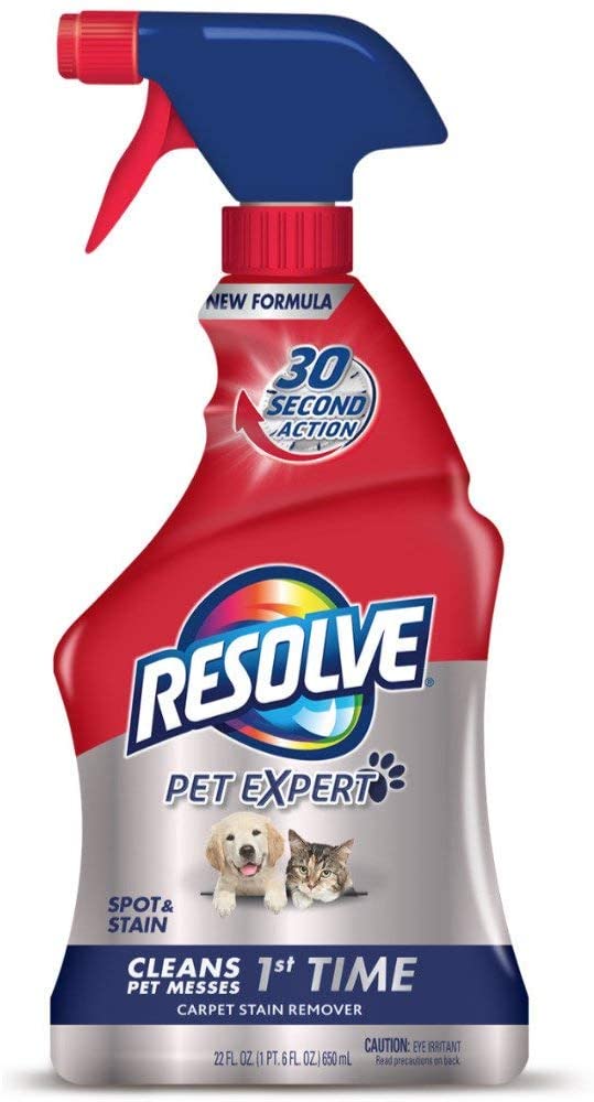 Resolve Pet Stain & Odor Carpet Cleaner. 22 oz (Pack of 2)