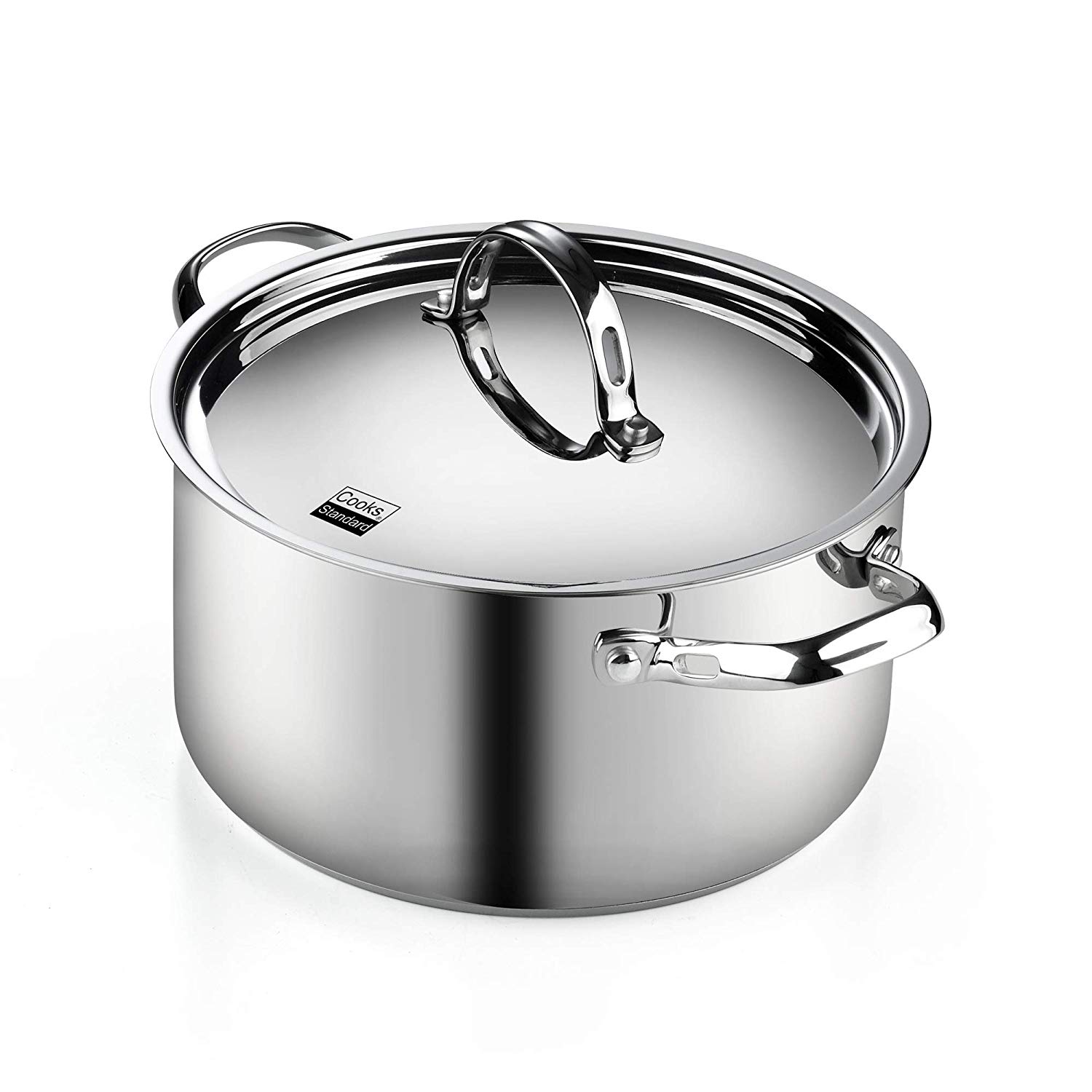 Cooks Standard 02631 Classic 10-Piece Stainless Steel Cookware Set. Silver