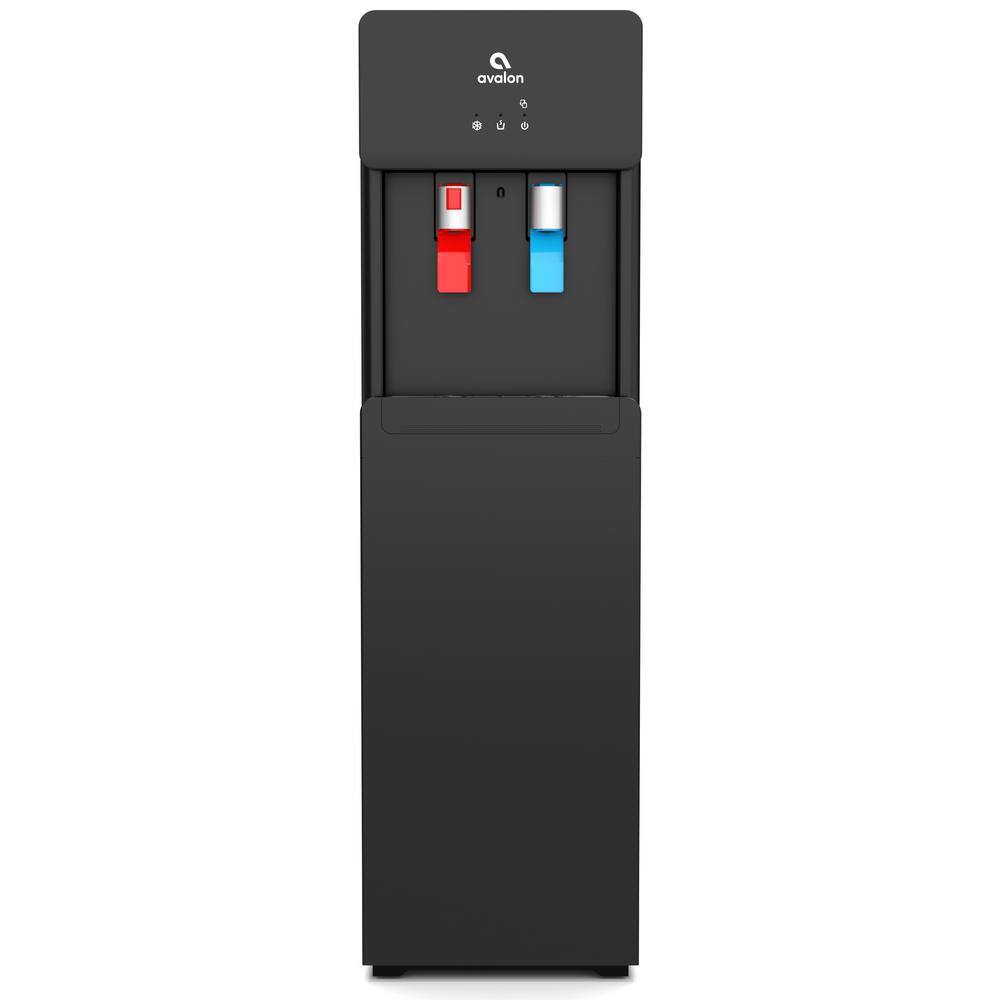 Avalon A6BLWTRCLRBLK Touchless Bottom Loading Water Cooler Dispenser. Hot & Cold Water. UL/Energy Star- Black