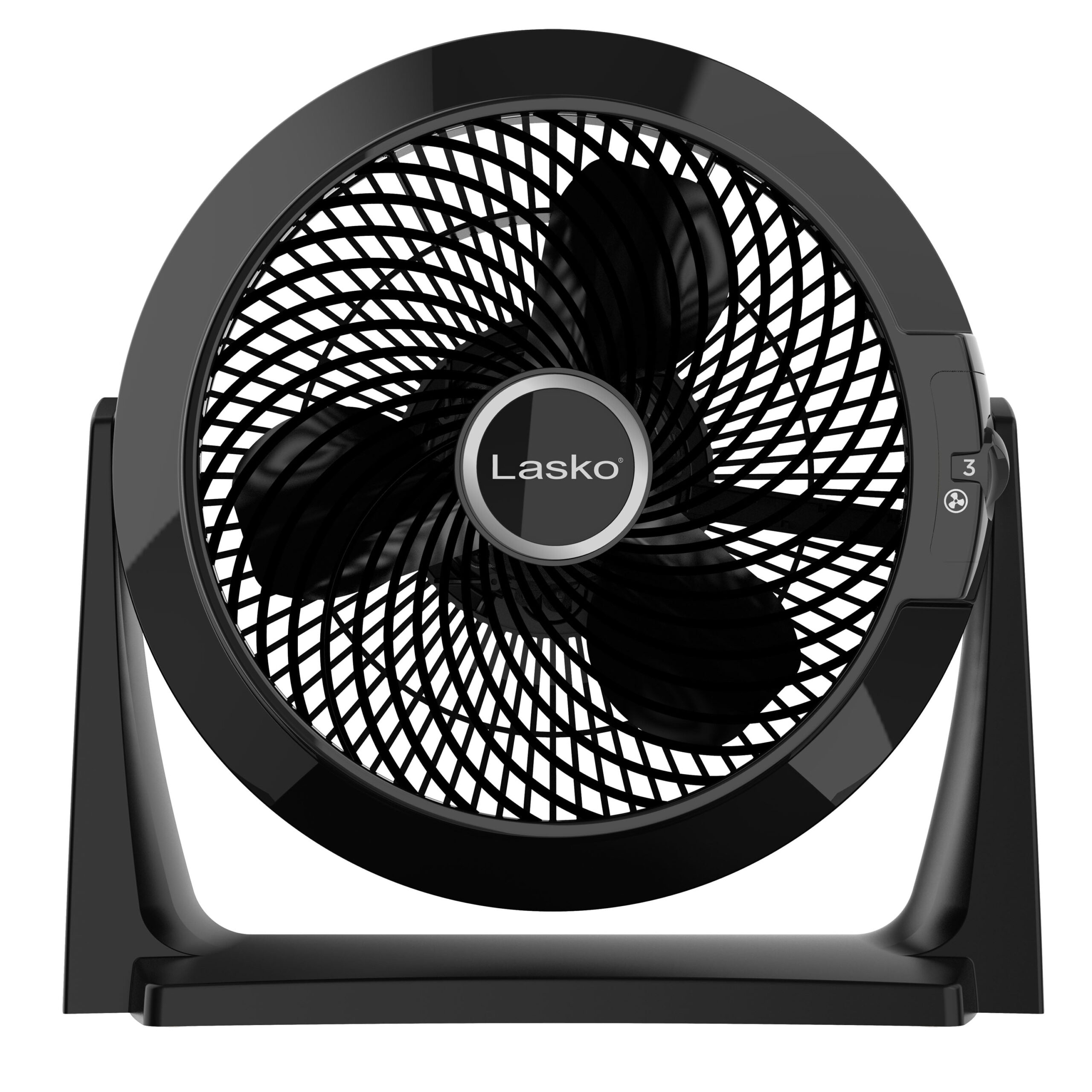 Lasko 10″ Air Flexor 3- Speed High Velocity Floor Fan . 3635. Black