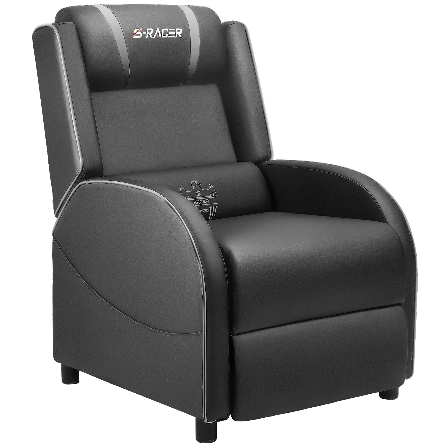 Homall Massage PU Leather Gaming Recliner Chair. Gray