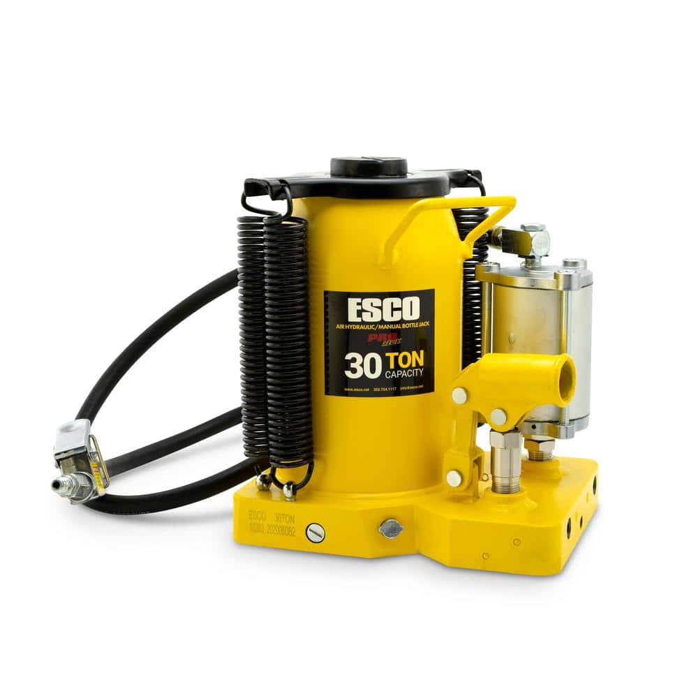 ESCO 10383 Pro Series 30 Ton Air Hydraulic Bottle Jack