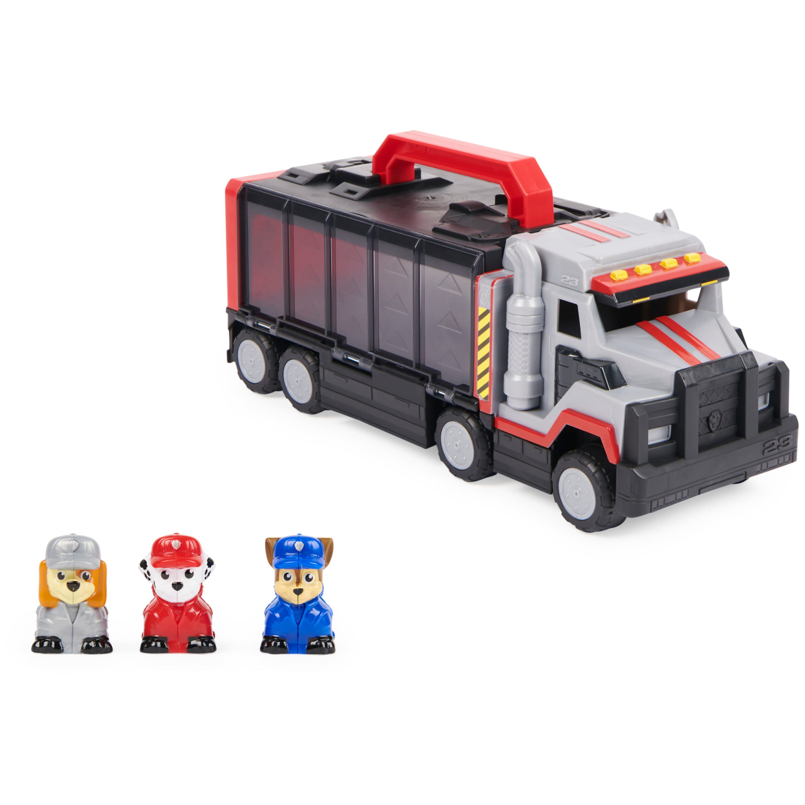 PAW Patrol. Micro Movers. Al Truck Storage Case with Action Figures. for Ages 3 and up