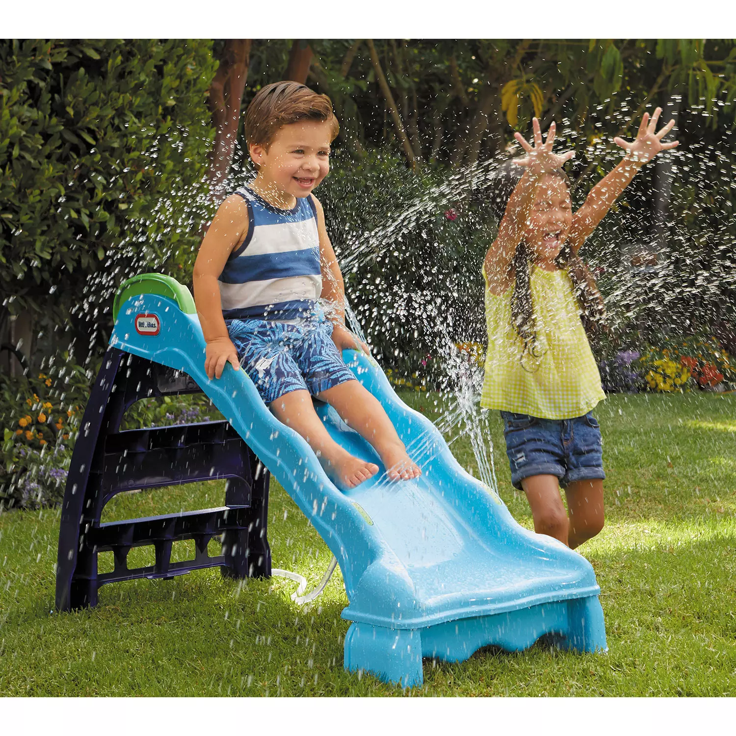 Little Tikes 2-in-1 Indoor-Outdoor Wet or Dry Slide
