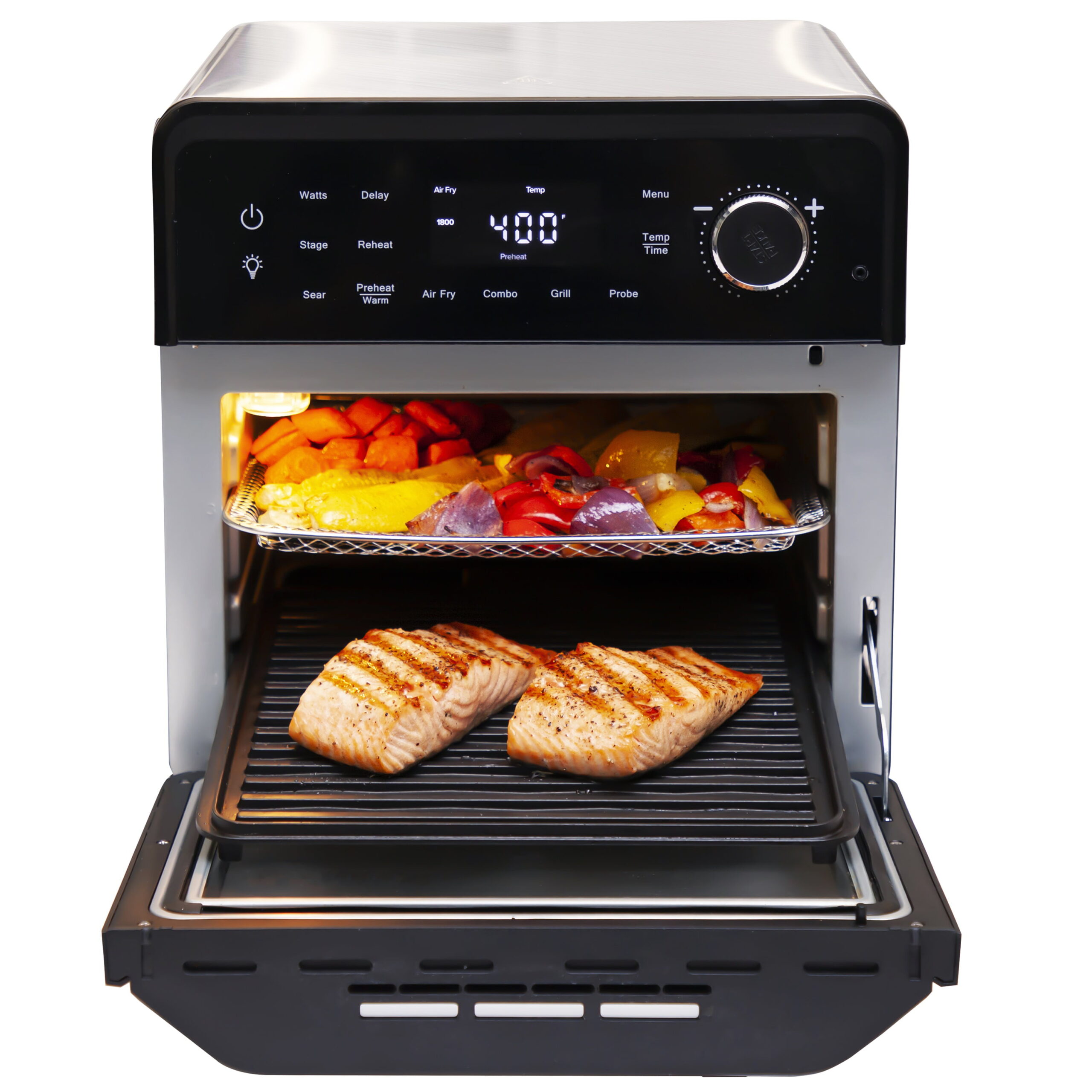 NuWave Todd English Pro-Smart Grill with Combo Cooking & Air Frying Capabilities