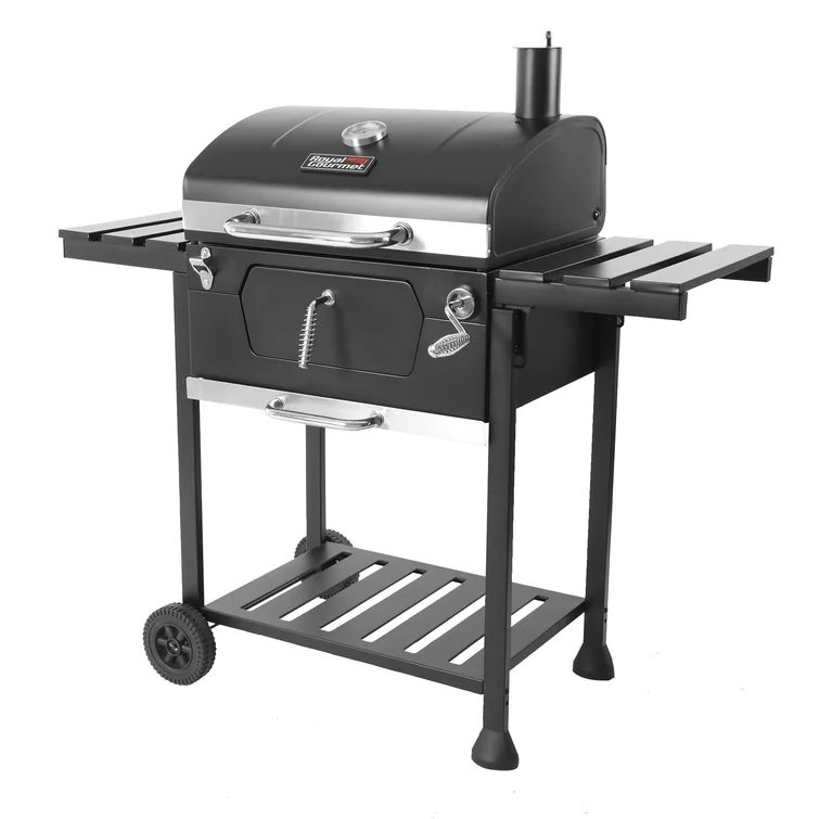 Royal Gourmet Built-In Barrel Charcoal Grill