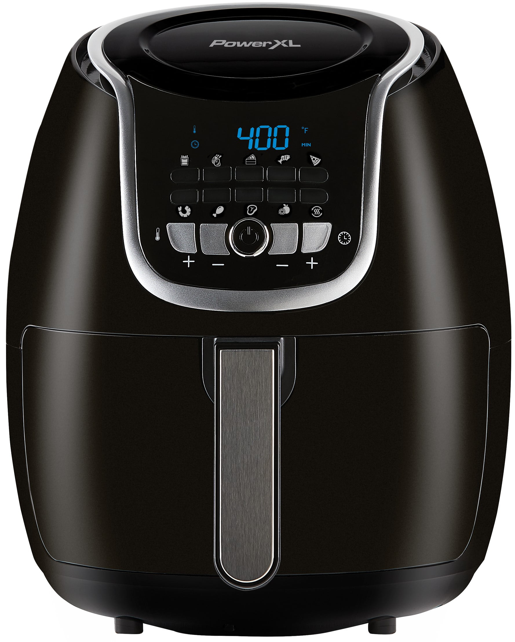 PowerXL Vortex Air Fryer Plus 5 Quart Capacity. Black. 1500 Watts