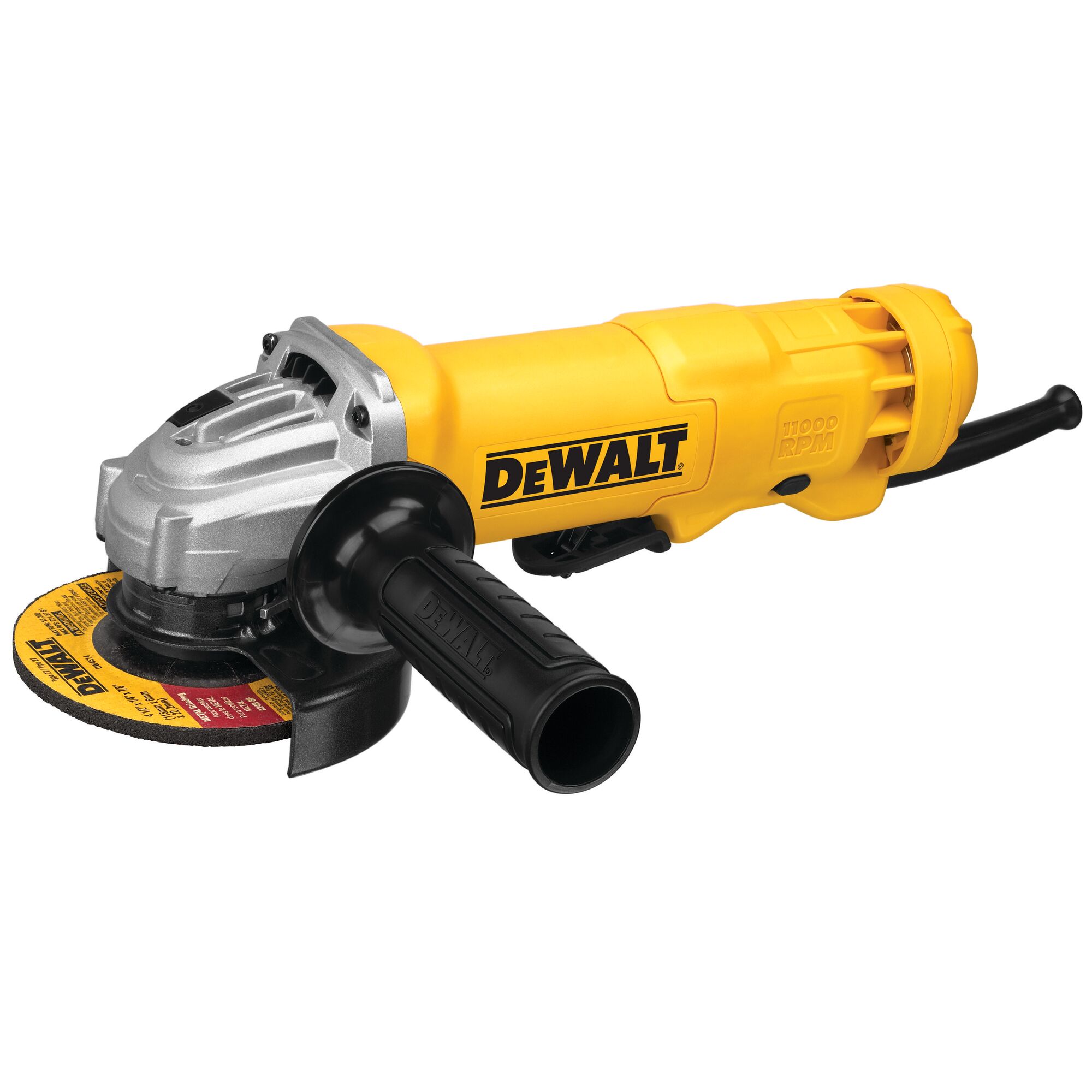 DEWALT 4.5-in 11 Amps-Amp Paddle Switch Corded Angle Grinder