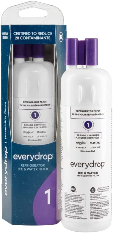 everydrop by Whirlpool Ice and Water Refrigerator Filter 1. EDR1RXD1. Single-Pack . Purple