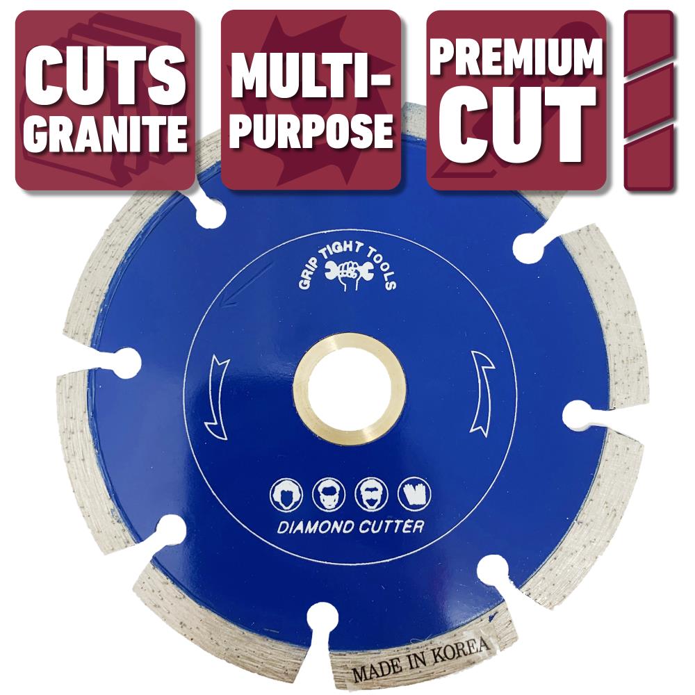 Grip Tight Tools Premium 4-in Wet/Dry Segmented Rim Diamond Saw Blade