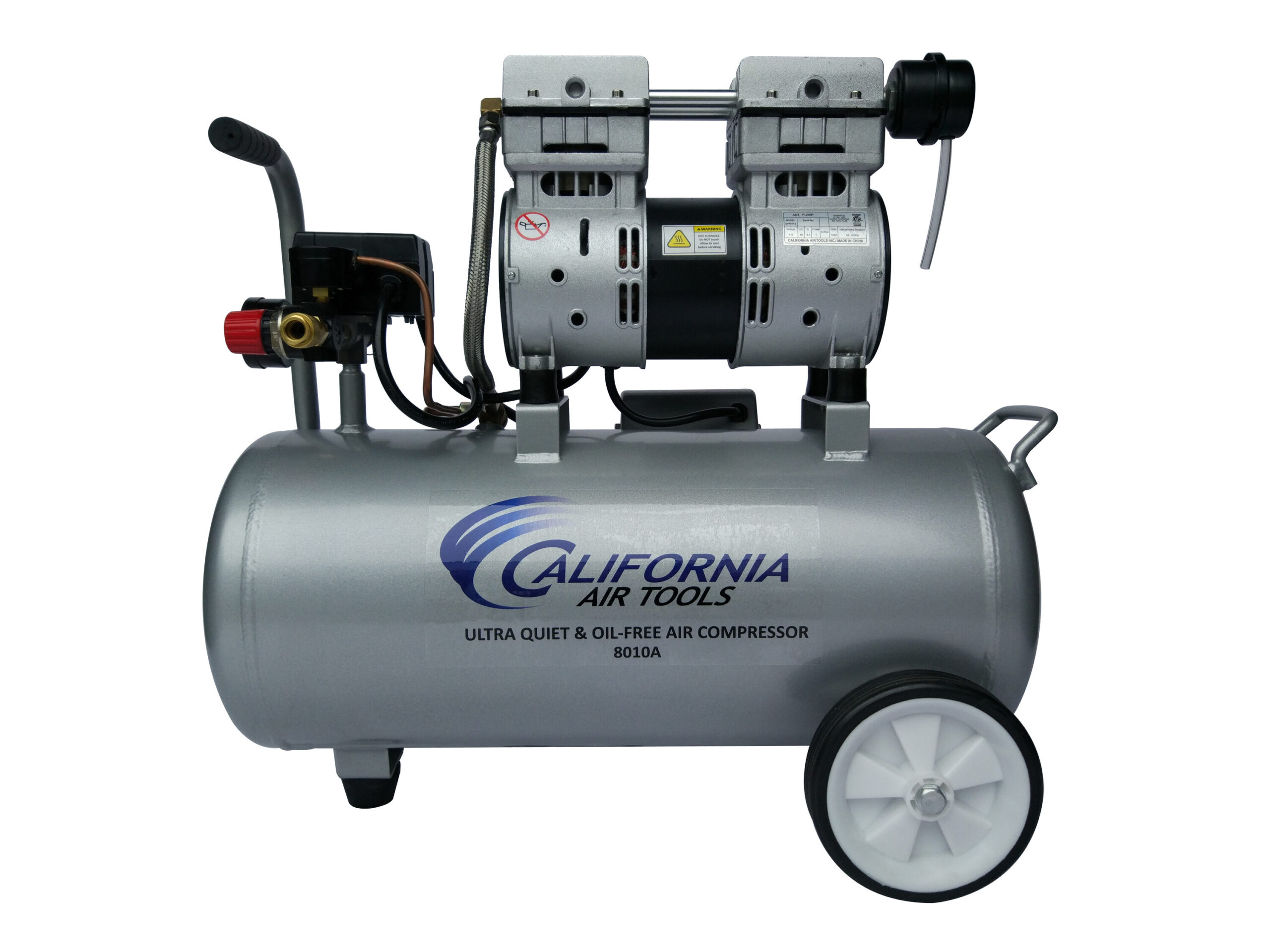 California Air Tools 8-Gallons Single Stage Portable Corded Electric Hot Dog Air Compressor