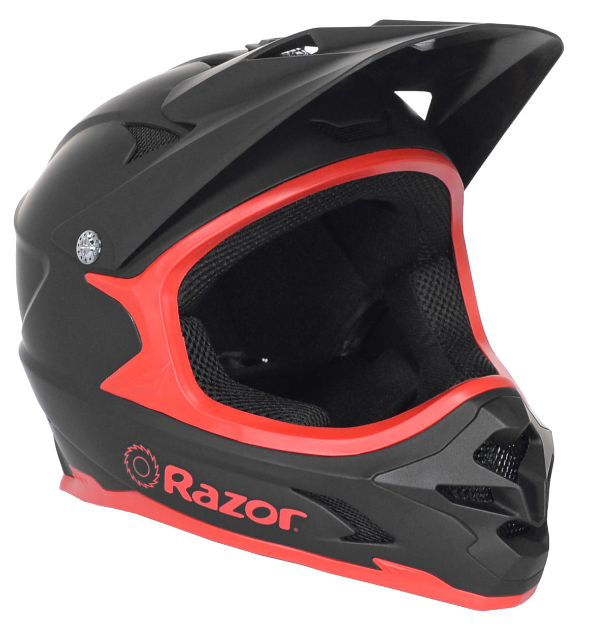 Razor Full Face Multi-Sport Helmet. Black/Red. For Ages 8 & Up