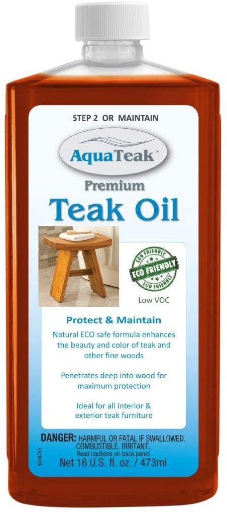 AquaTeak Premium Teak Oil 16 oz