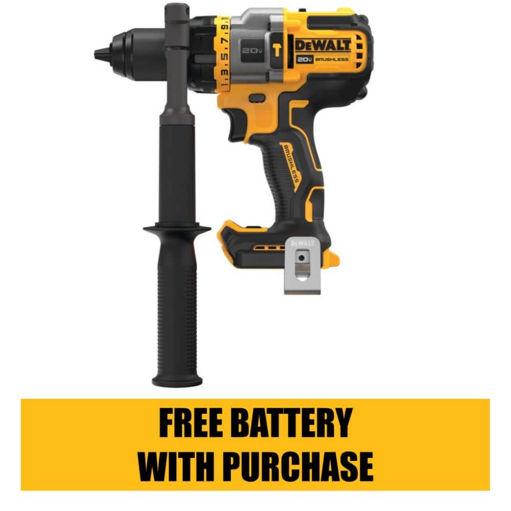 DEWALT DCD999B 20V MAX Brushless Cordless 1/2 in. Hammer Drill/Driver with FLEXVOLT ADVANTAGE (Tool Only)