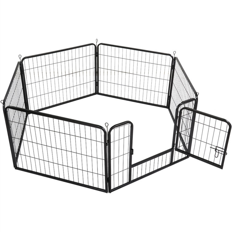 6 Panel Exercise Heavy Duty Pet Pen 24”