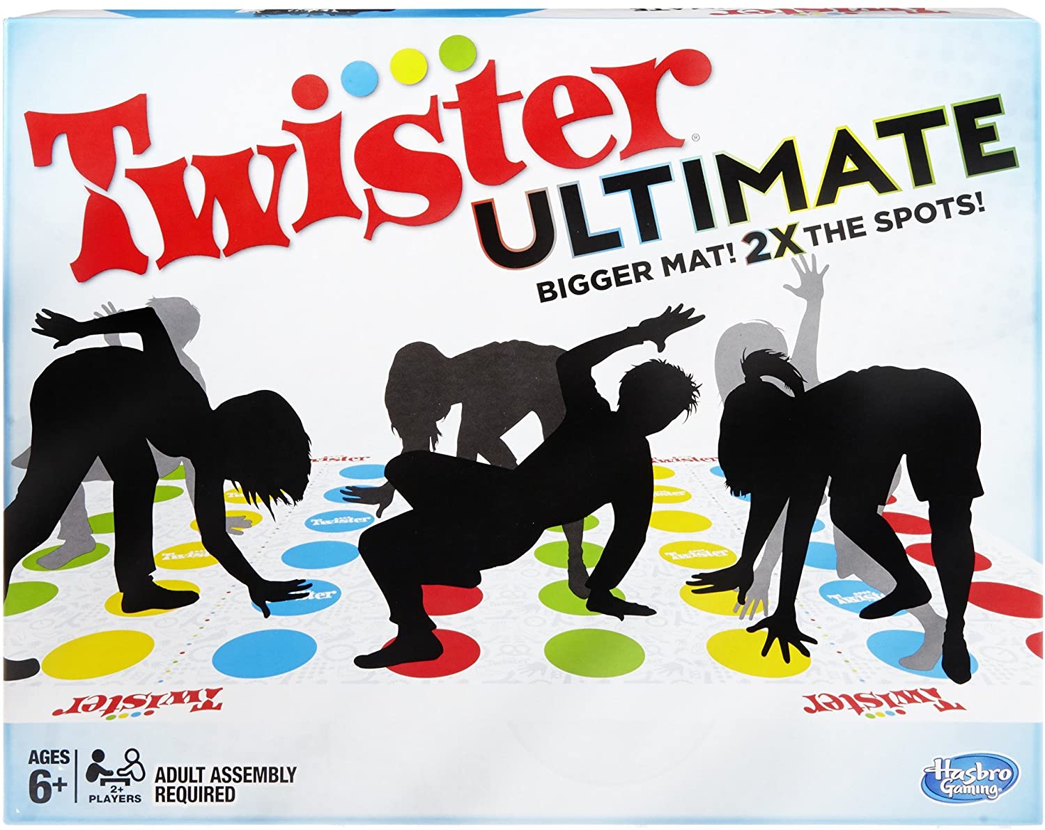 Twister Ultimate: Bigger Mat. More Colored Spots. Family. Kids Party Game Age 6+