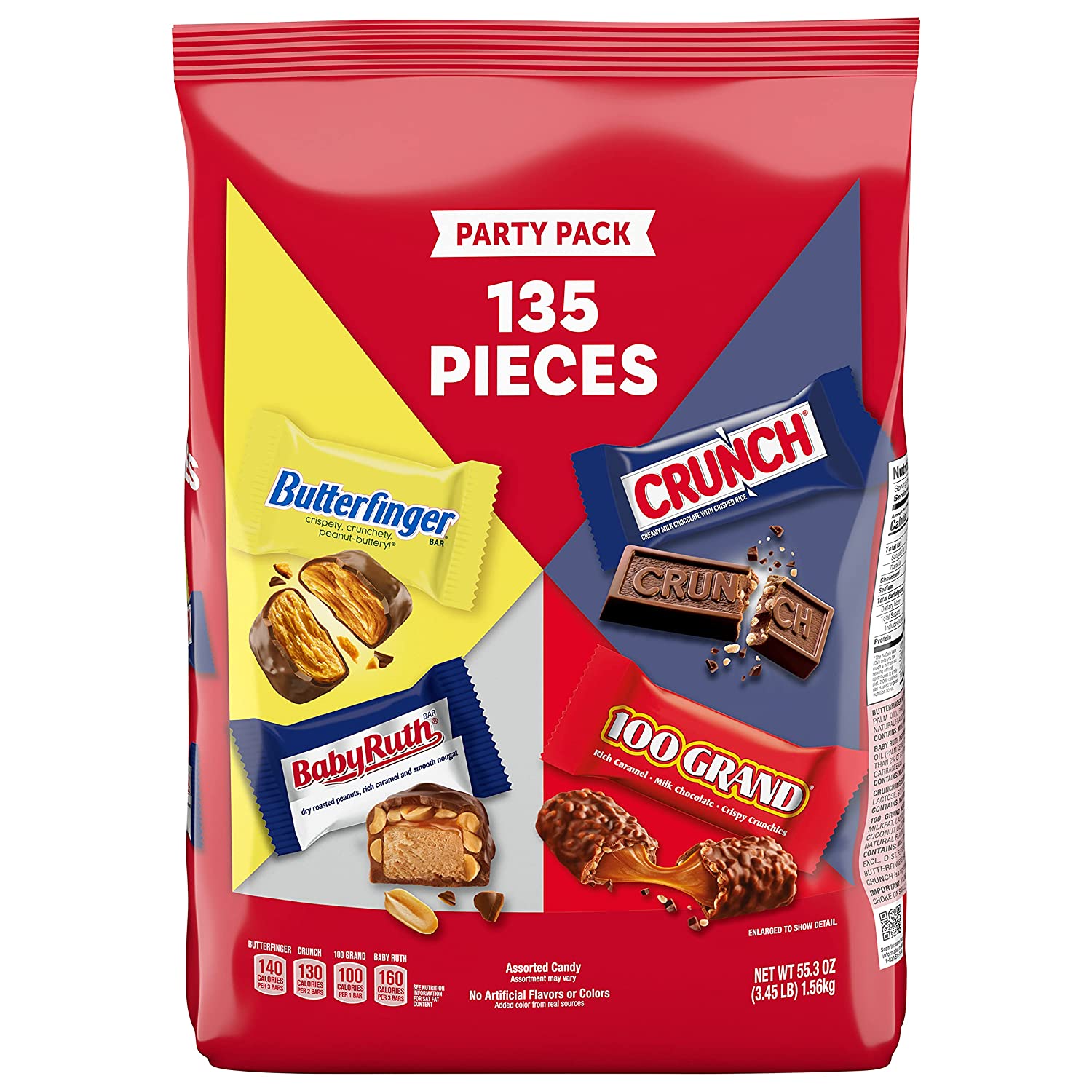 Butterfinger & Co. Bulk Chocolate-y Candy Bag. Mix of Mini Butterfinger 55.3 oz. 135 Count