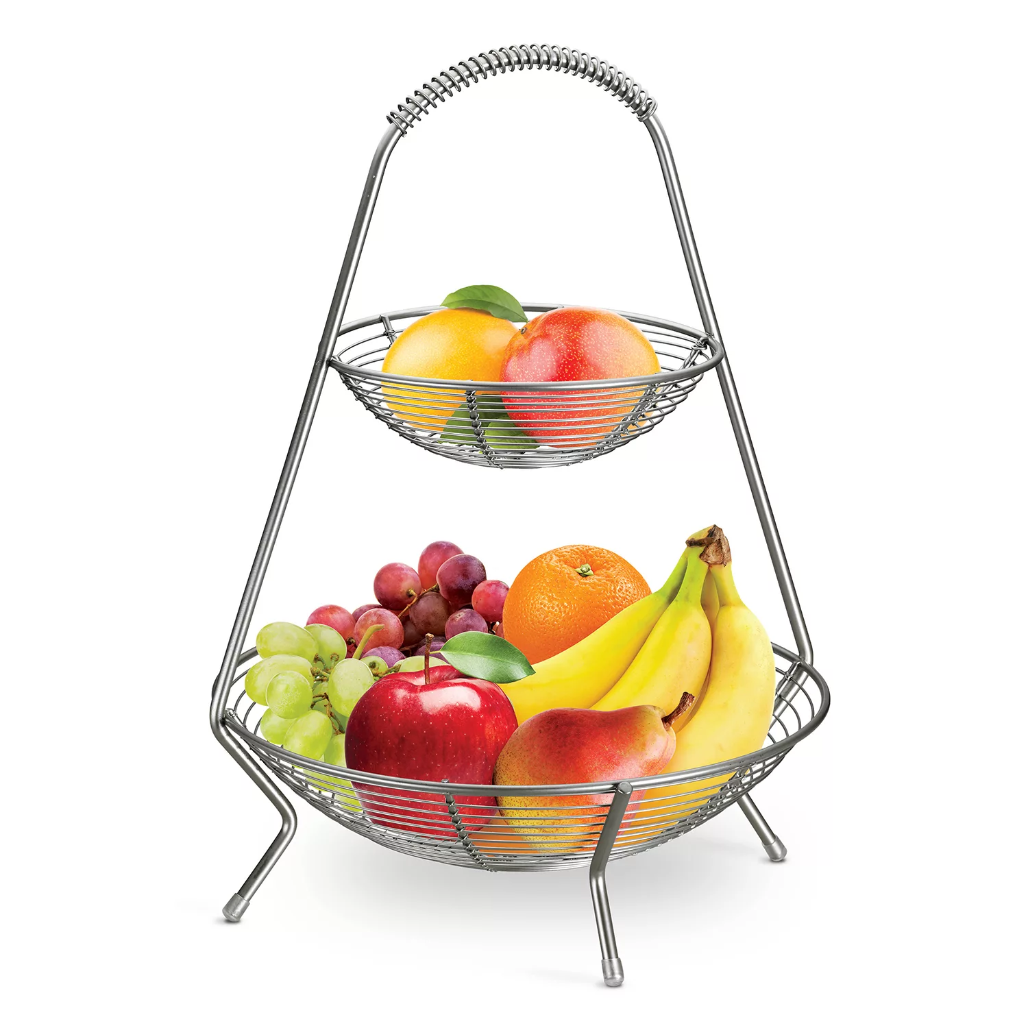 Tramontina Stainless Steel 2 Tier Fruit Basket