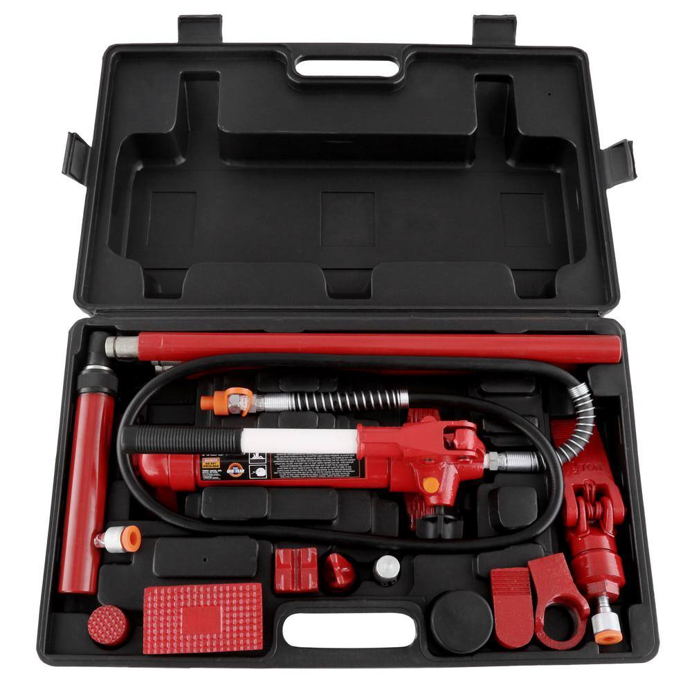 Big Red T70401S 4-Ton Porta Power Hydraulic Body Frame Repair Tool Kit with Carrying Case
